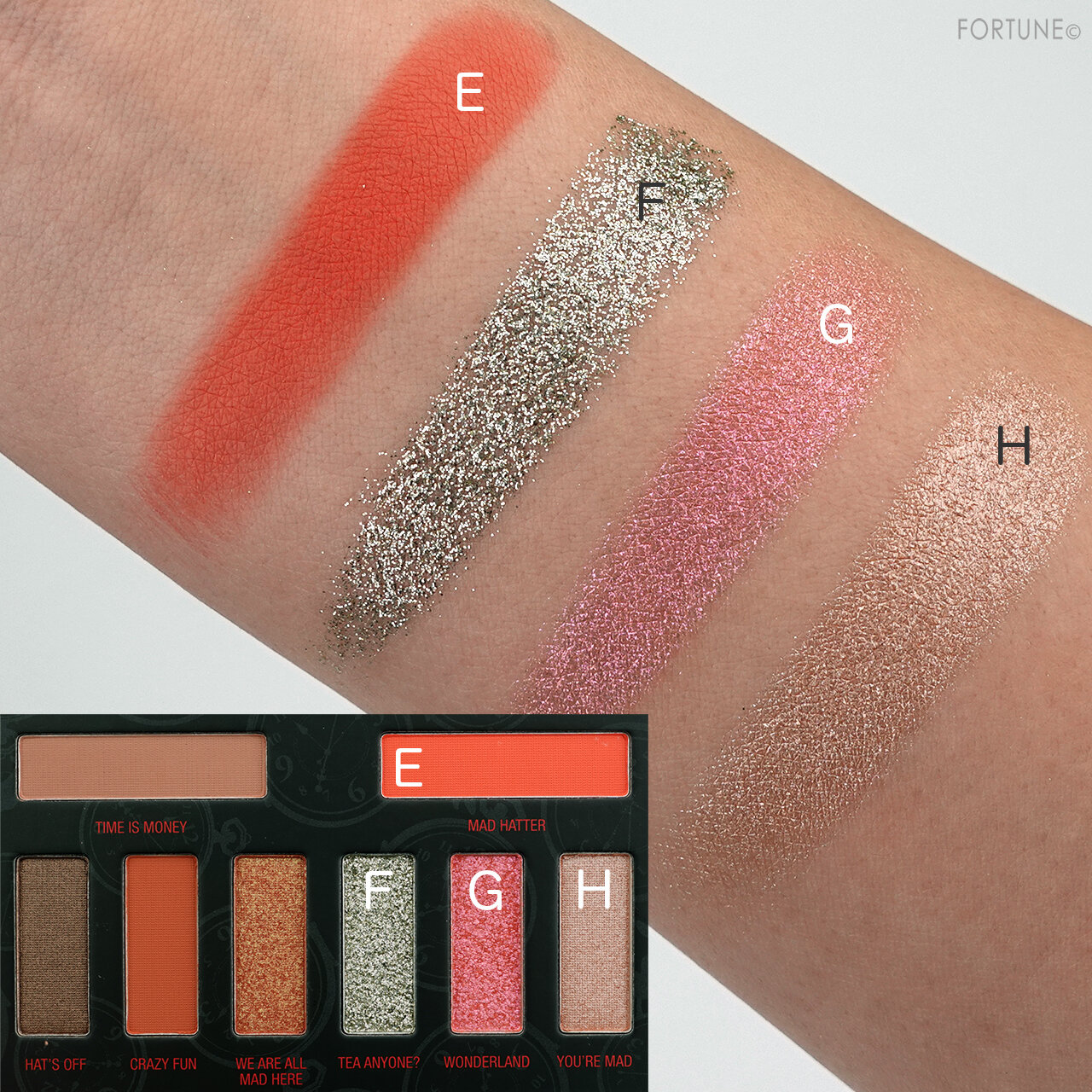 メイベリン ニューヨーク 2020新作コスメ/ディズニー映画「アリス・イン・ワンダーランド」限定コレクション　ポストカード アイシャドウ パレット AL-1　レビュー・スウォッチ・使用レポ