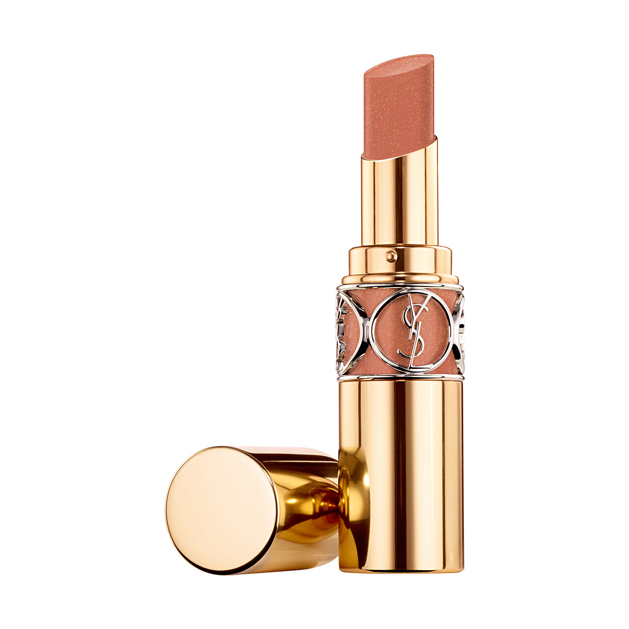 YSL(イヴ・サンローラン) 2021新作コスメ「ルージュ ヴォリュプテ シャイン」新色 NO.123 NUDE TRANSPARENT(ヌード トランスパレント)