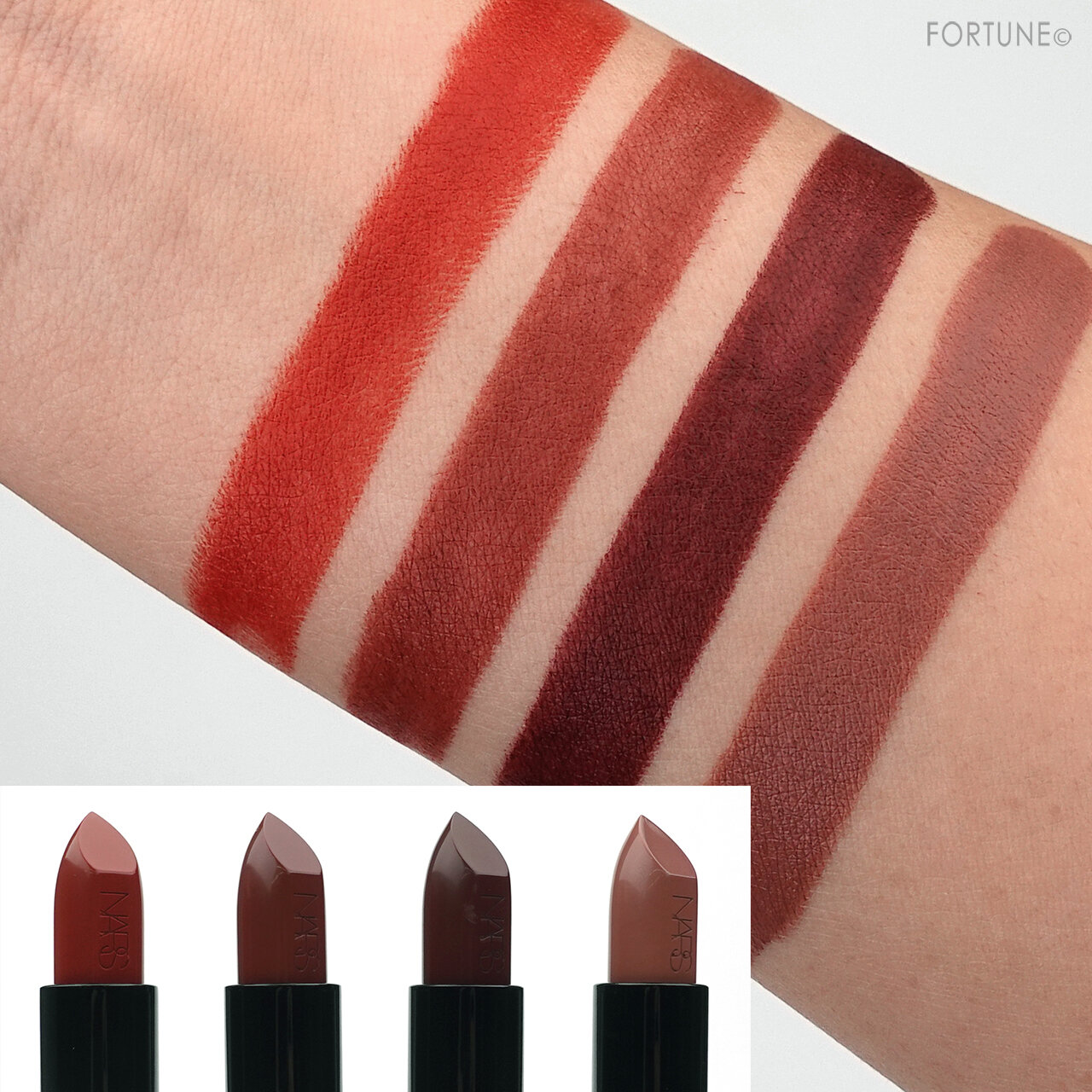 NARS(ナーズ)2021春新作コスメ クローデットコレクション「オーデイシャスリップスティック」レビュー・使用レポ・全色スウォッチ