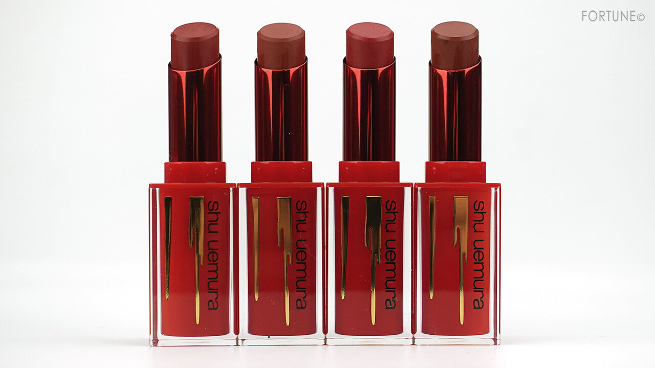 shu uemura(シュウ ウエムラ)2021SS新作コスメ/ルージュ アンリミテッド アイアン レッド コレクション「ルージュ アンリミテッド マット」新色・限定色　レビュー・全色スウォッチ・使用レポ