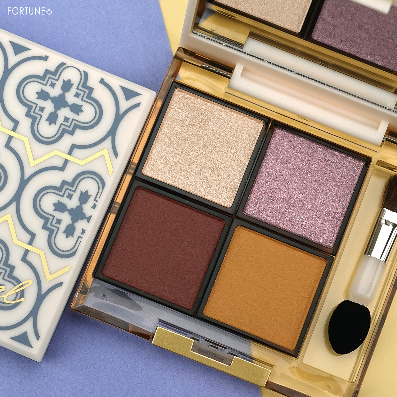 202春新作コスメ「エクセル アイプランナーパレット 01/02」