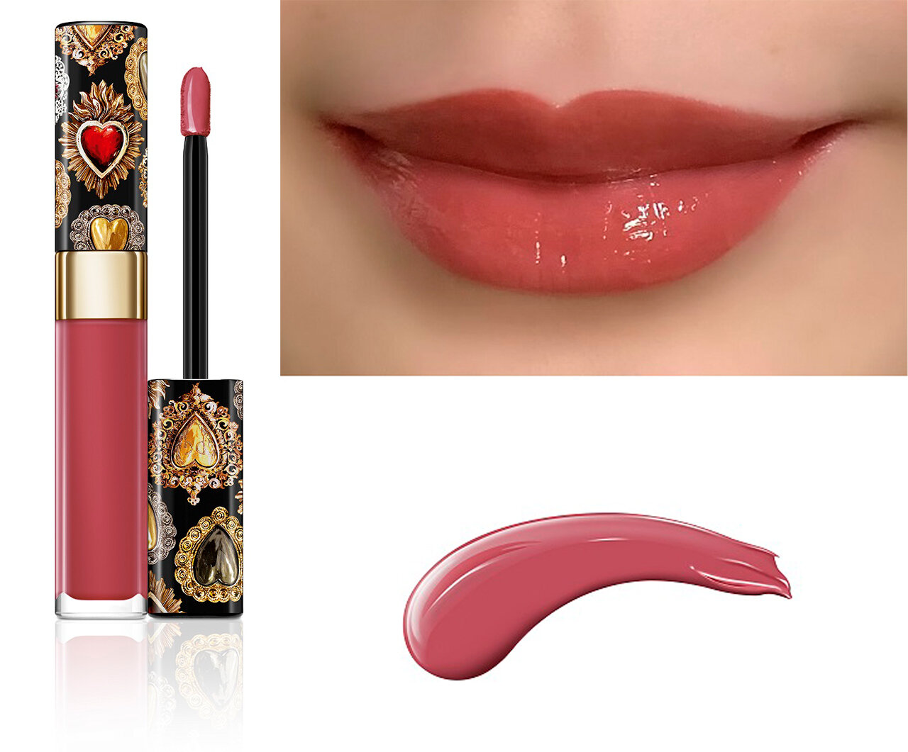 DOLCE & GABBANA BEAUTY（ドルチェ＆ガッバーナ ビューティ）ドルガバ 2021春新作コスメ/新色「シャイニッシモ ハイシャインリップラッカー」140 Pink Crush/チューリップ