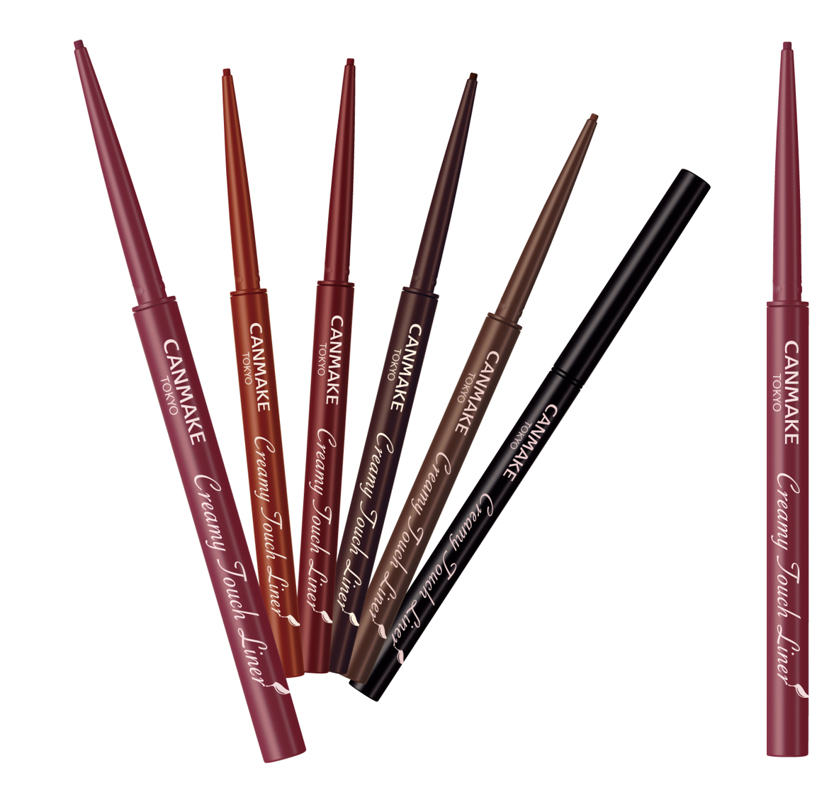 CANMAKE(キャンメイク)2020冬新作コスメ プチプラコスメ「クリーミータッチライナー」新色 No.06 フォギープラム