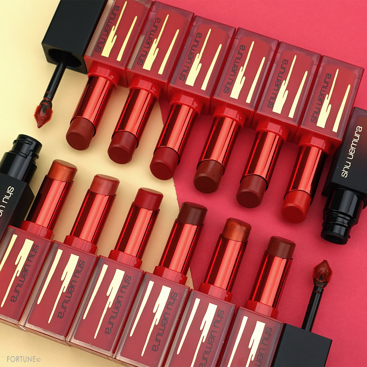 2021春新作コスメ｜shu uemura（シュウ ウエムラ）『ルージュ アンリミテッド / マット / ラッカーシャイン / リキッド マット』