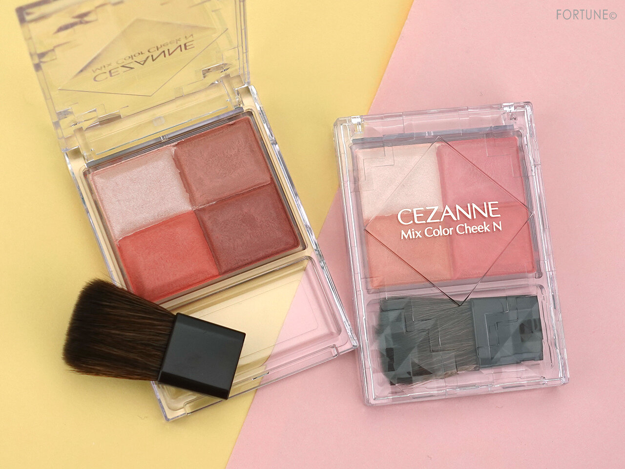 CEZANNE(セザンヌ)2021春新作コスメ「ミックスカラーチークN」