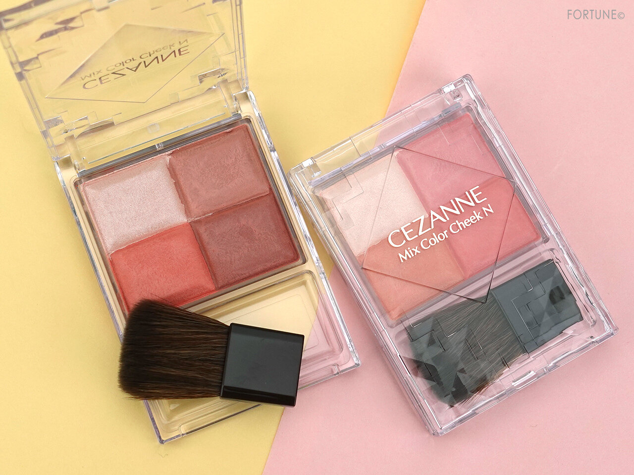 CEZANNE(セザンヌ)2021春新作コスメ「ミックスカラーチークN」