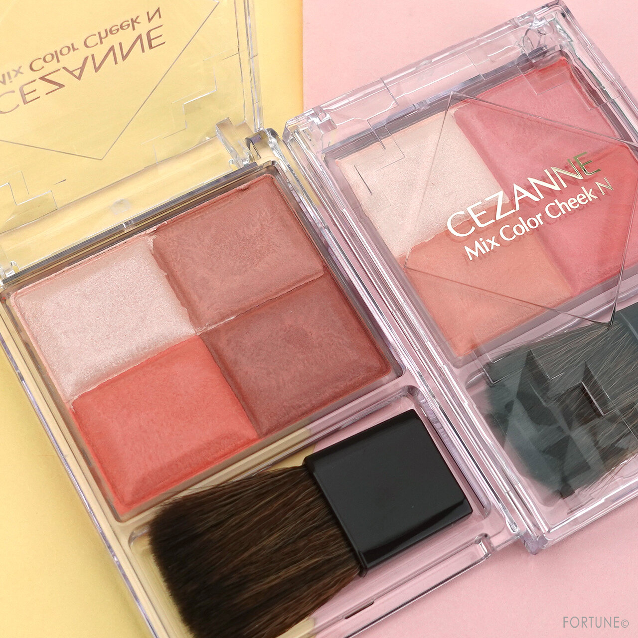 CEZANNE(セザンヌ)2021春新作コスメ「ミックスカラーチークN」