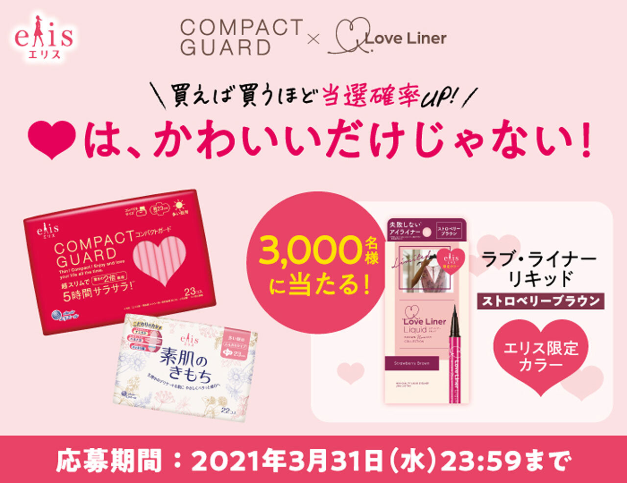 ラブ・ライナー×エリス(elis) コンパクトガード　コラボキャンペーン