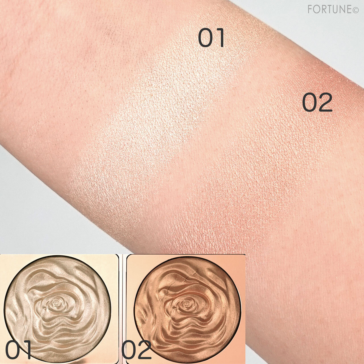 花西子（Florasis）「双花彫刻ハイライト」