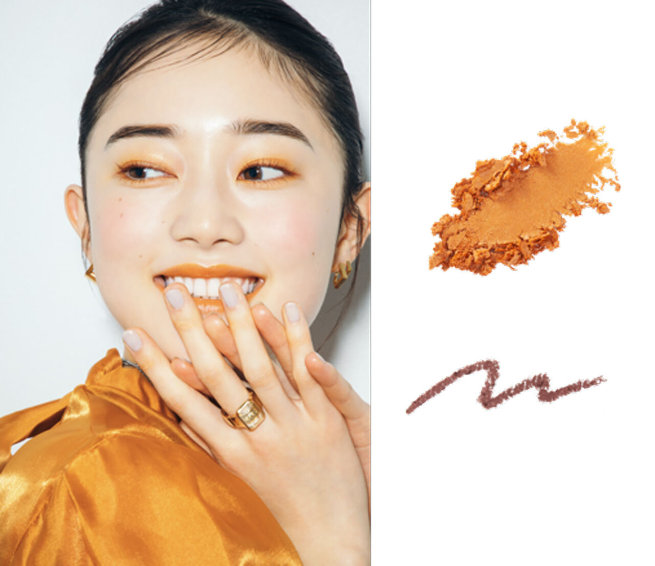 sopo/ソポ パウダー＆ライナー マンダリンオレンジ