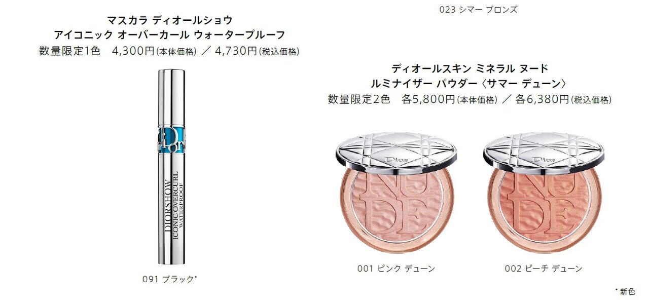 Dior/ディオール サマー コレクション 2021〈サマー デューン〉