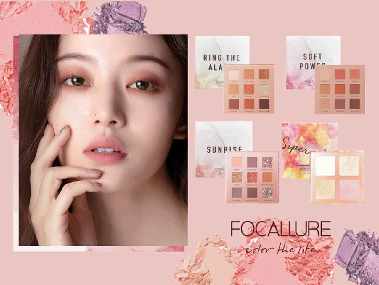 FOCALLURE/フーカルーア「9色アイシャドウパレット/ハイライトパレット」