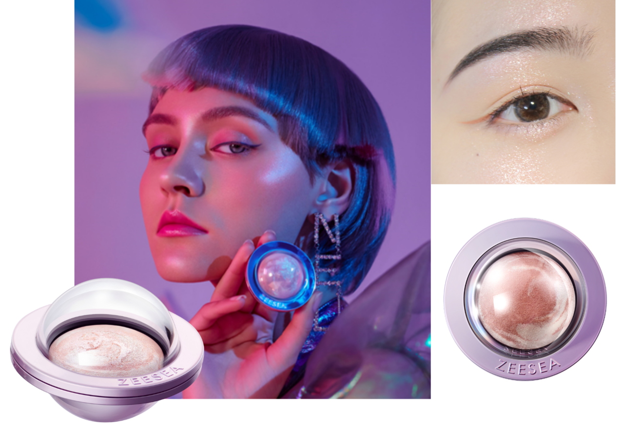 ZEESEA/ズーシー｜インターステラーシリーズ『惑星ハイライト』GP ギャラクシーピンク