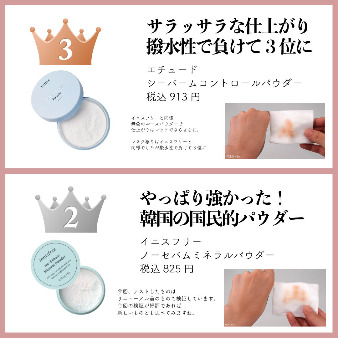 マスク移りを防ぐ“最強フェイスパウダー”トップ10
