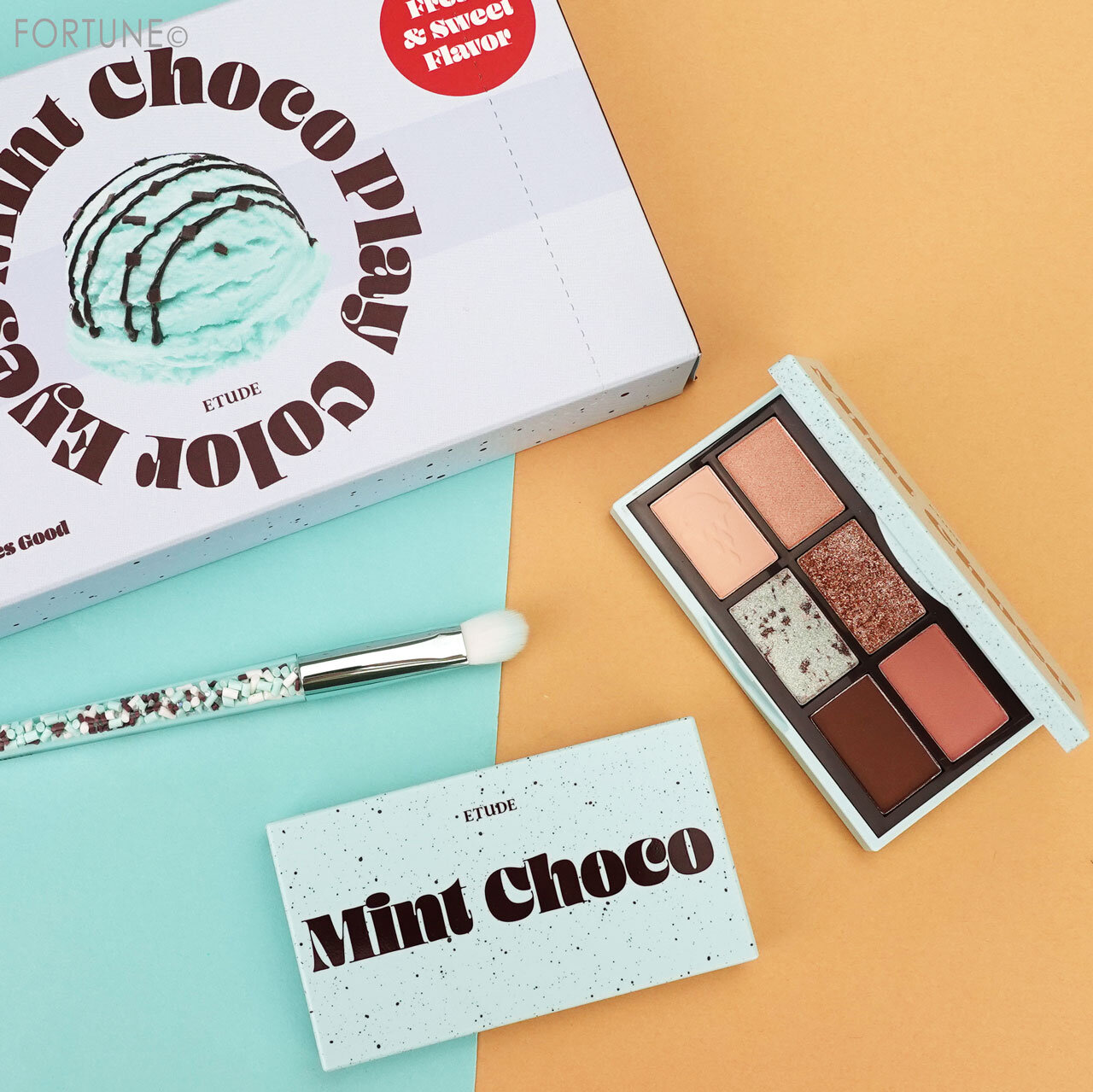 ETUDE（エチュード）プレイカラーアイズミニ　チョコミント　スペシャルキット
