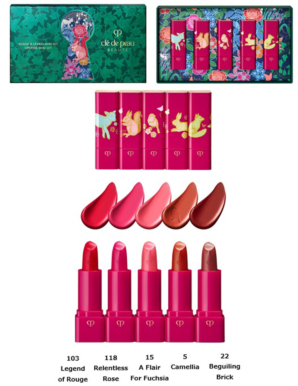 クレ・ド・ポー ボーテ ホリデーコレクション　ルージュアレーブル ミニセット 2021