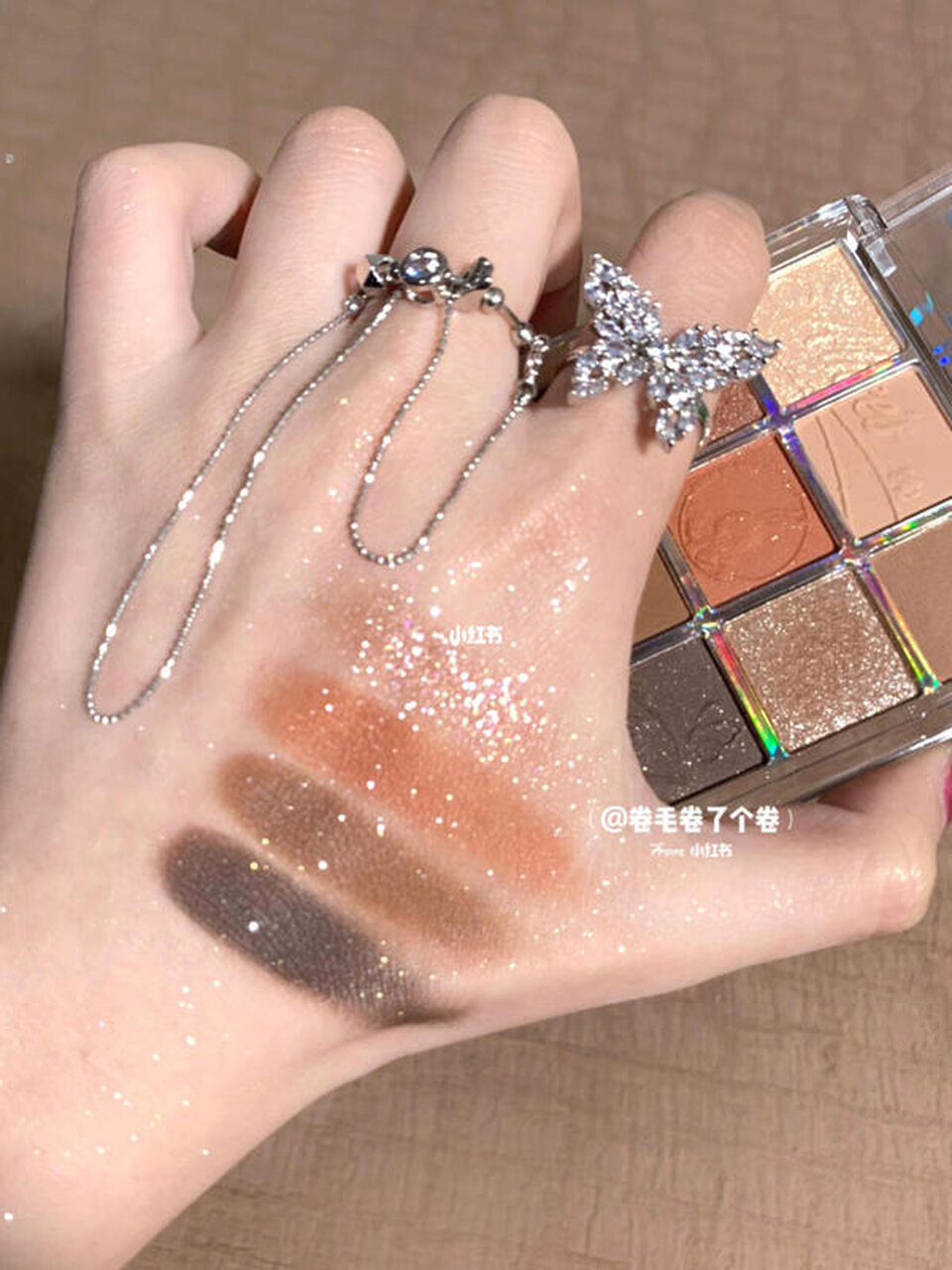 ZEESEA（ズーシー）『クォーツ ９色アイシャドウパレット』#J11 キャラメルクリ