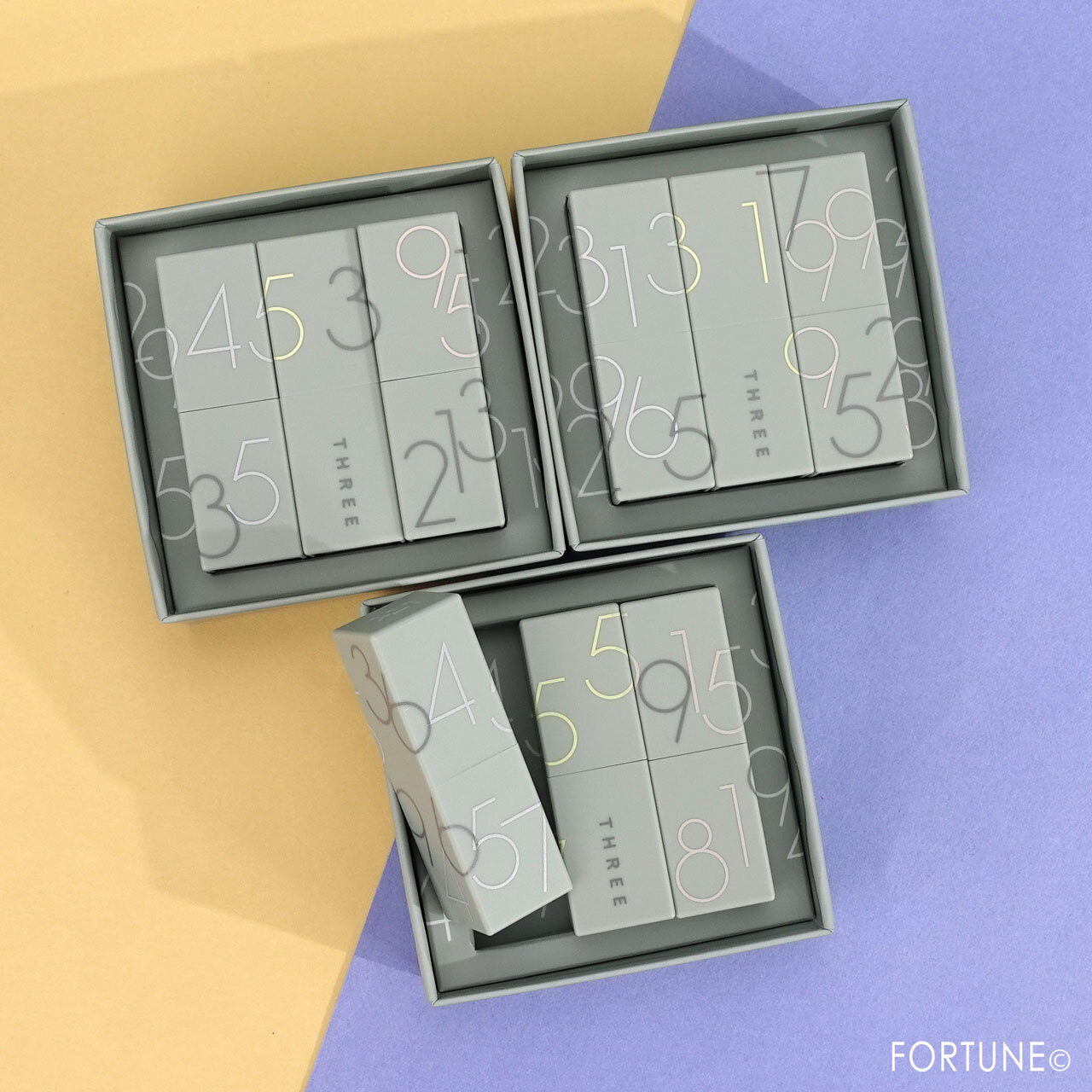 THREE（スリー）2021年ホリデーメイクアップコレクション THREE ファインドユアシークレットナンバー ボックス