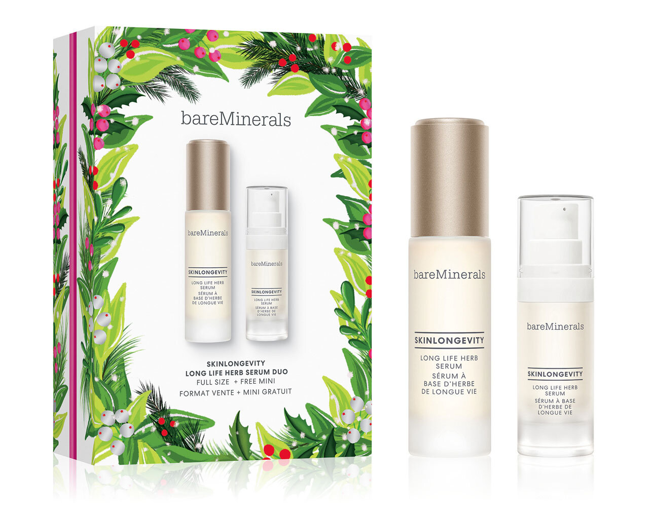 bareMinerals（ベアミネラル）2021ホリデーコレクション　スキンロンジェヴィティ セラム デュオ 