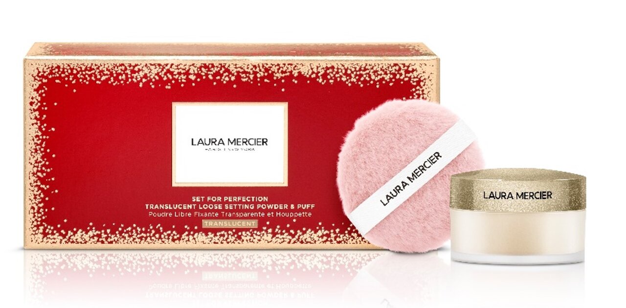 LAURA MERCIER『ローラ メルシエ セット フォー パーフェクション ルースセッティングパウダー トランスルーセント アンド パフ』