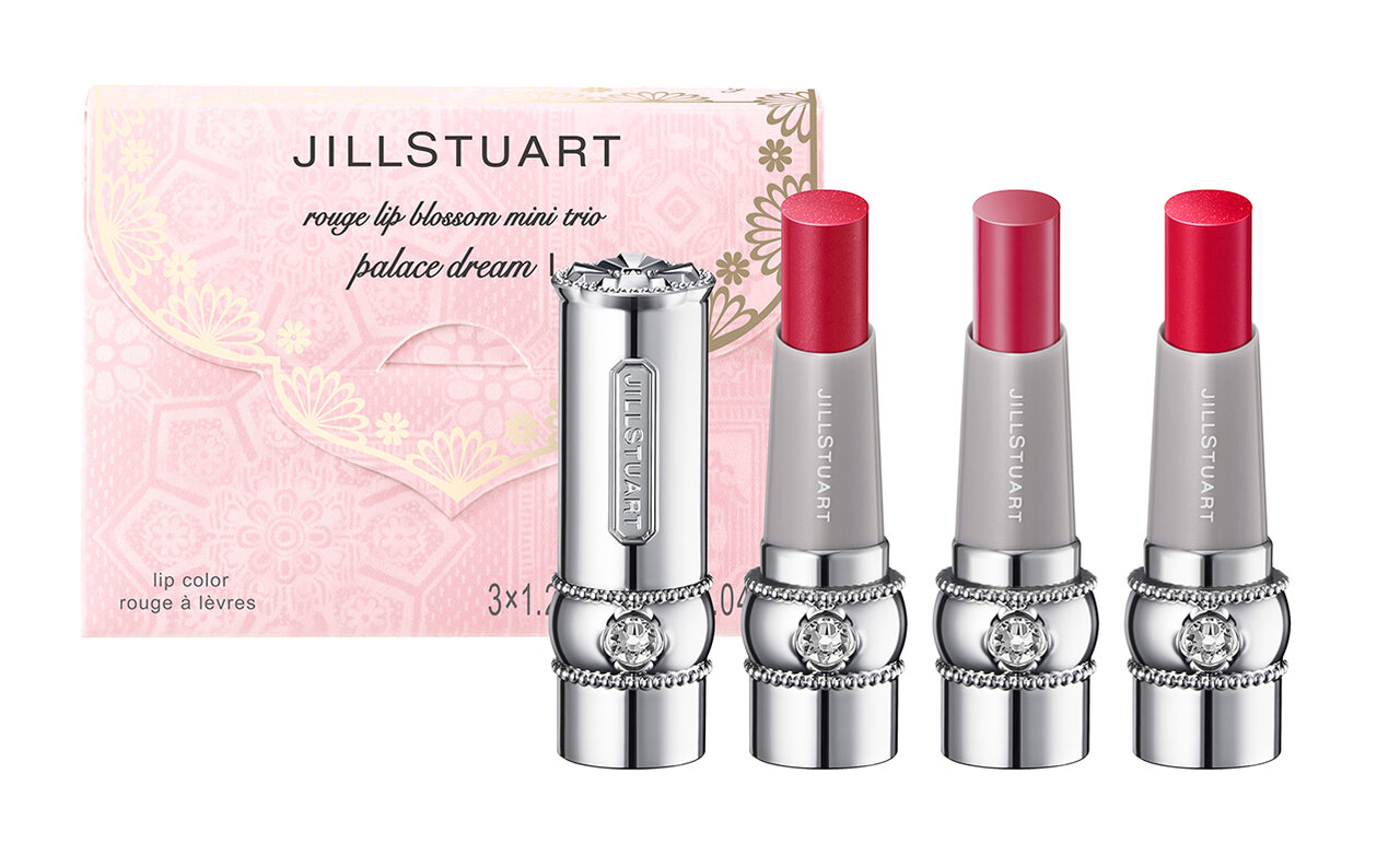 ジルスチュアート（JILL STUART）2021ホリデーコレクション　ルージュ　リップブロッサム　 ミニ トリオ　パレスドリーム Ⅰ