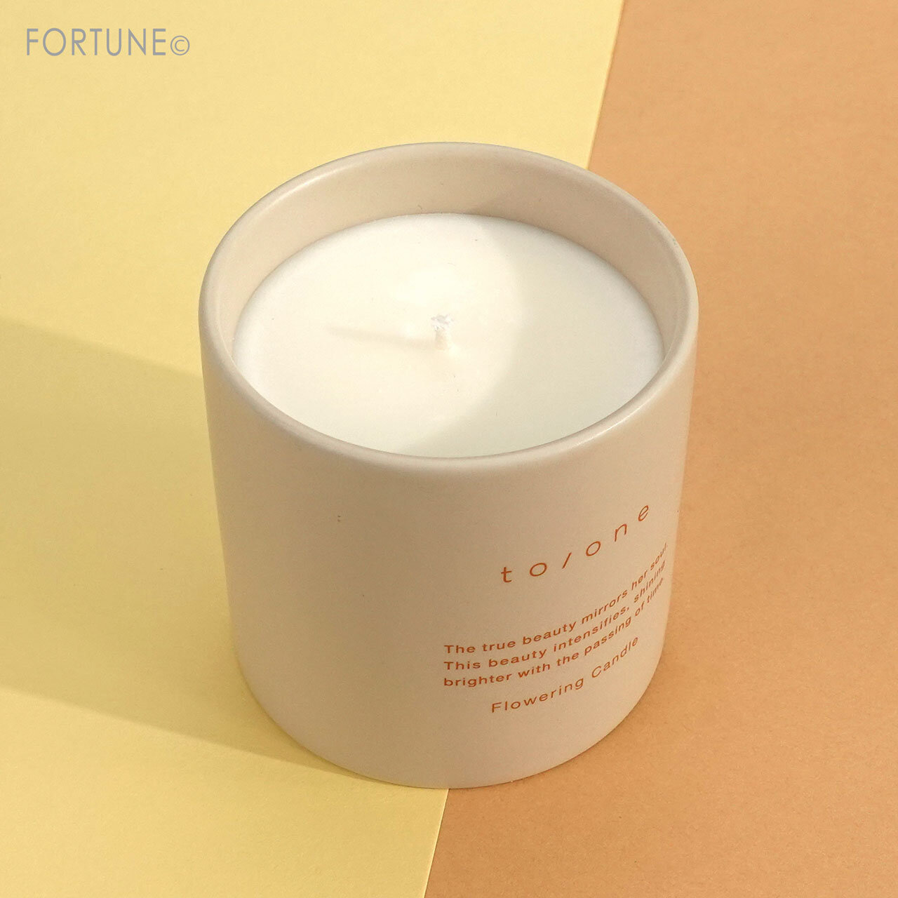 to/one（トーン）／2021年クリスマスコフレ／フラワリング キャンドル シトラス ブーケ