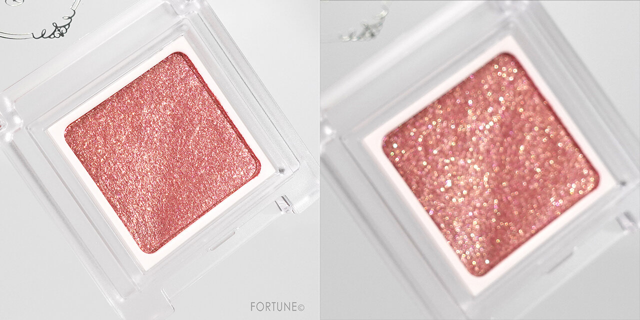 『パラドゥ　シングルアイシャドウ』RD01 透けラメレッド