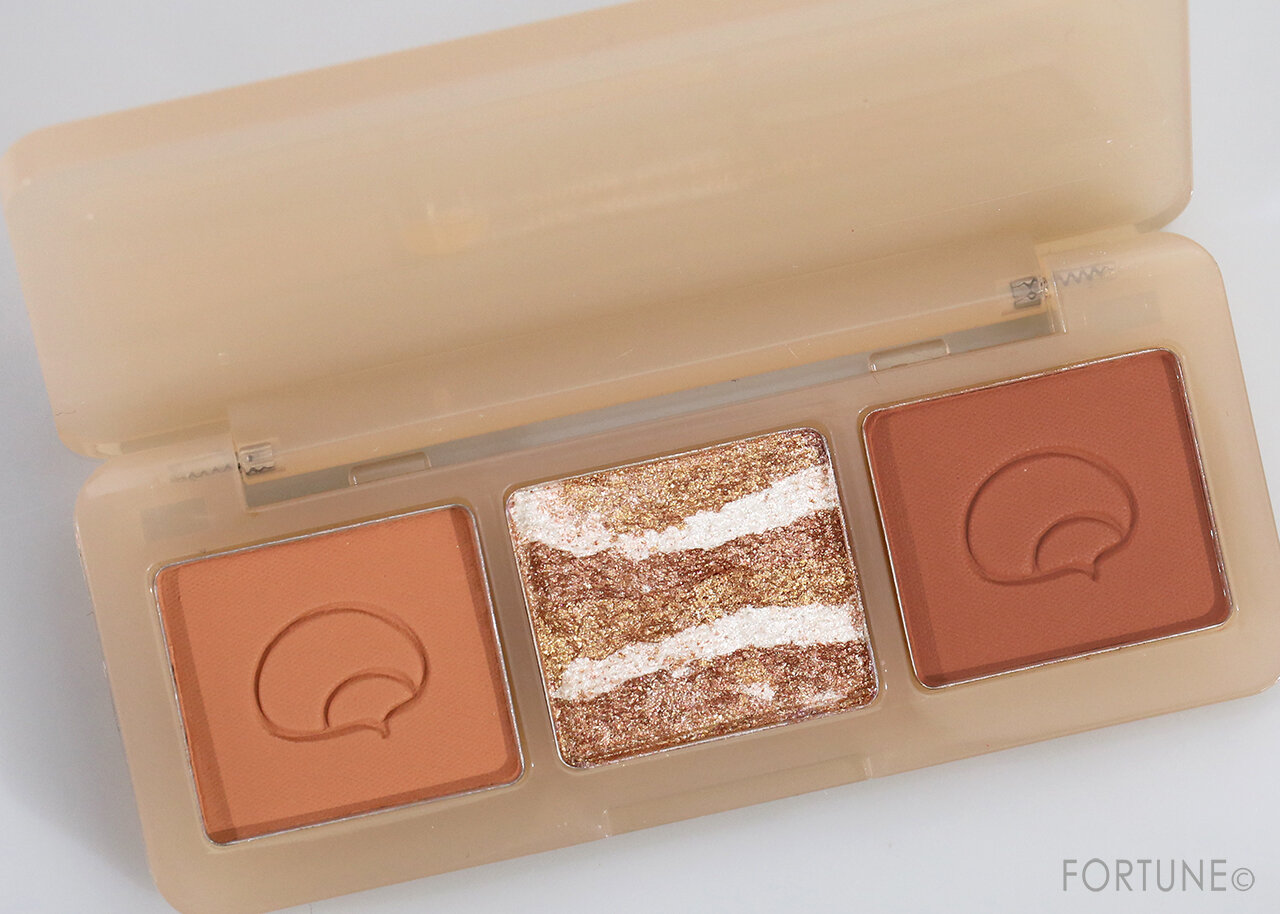 LEEMEMBER（リメンバー）／3色マロンアイシャドウパレット／#01 ナッツビスコッティ