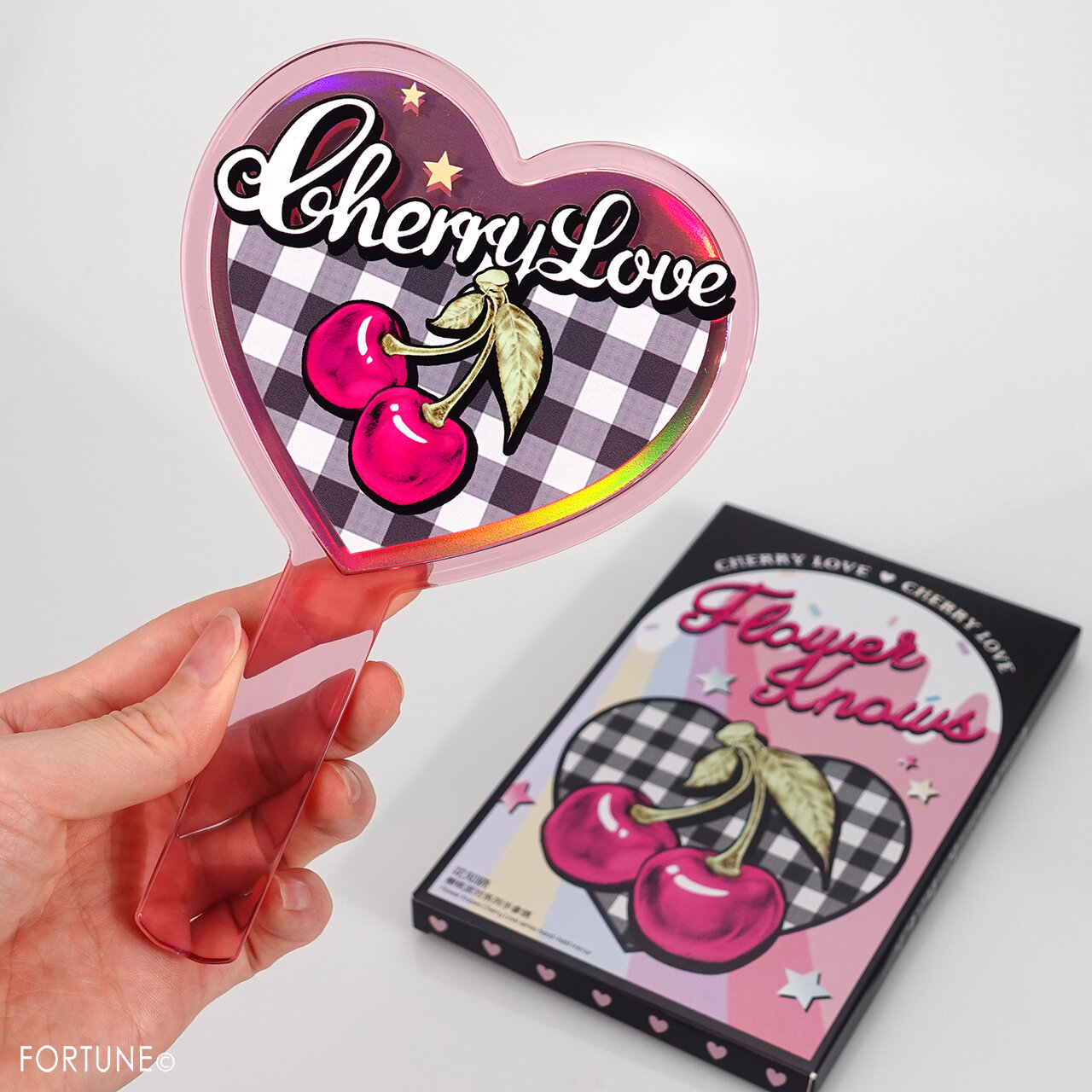 ＜FlowerKnows（フラワーノーズ）＞「CherryLove 」ハンドミラー