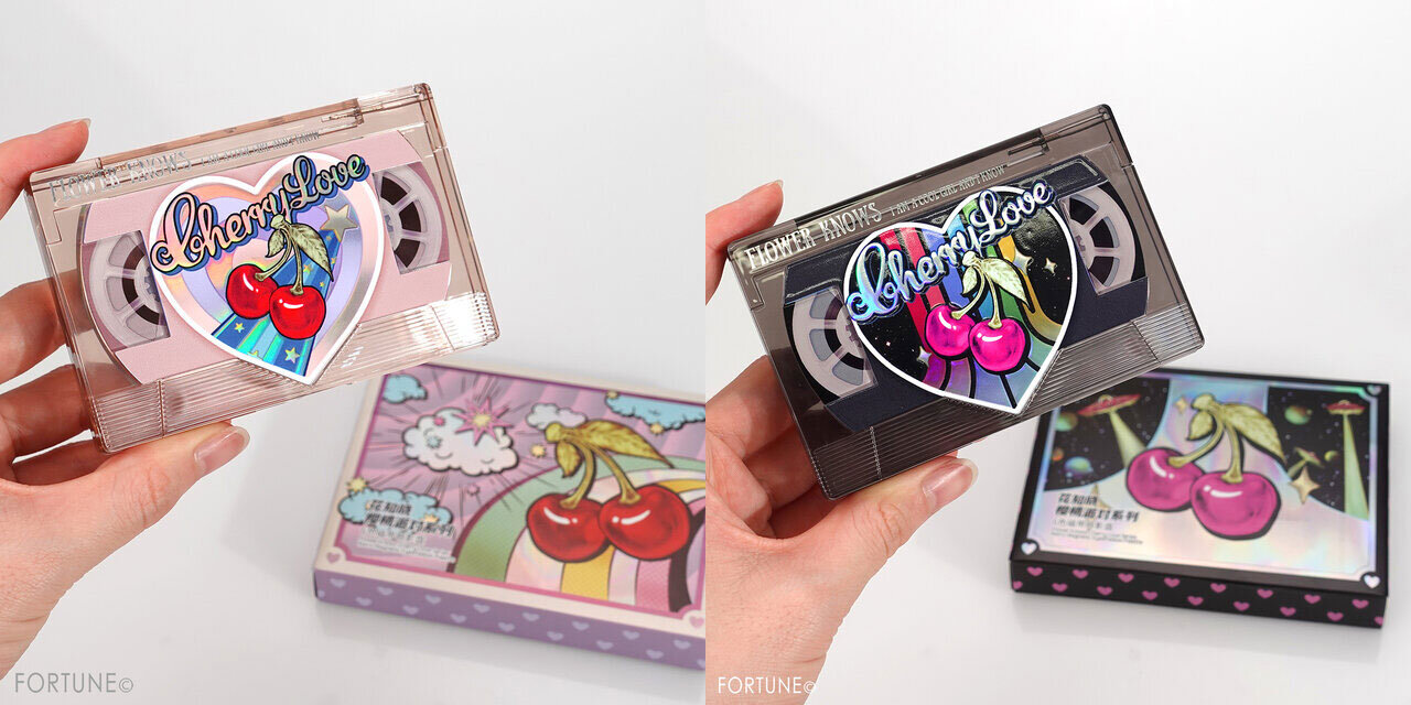 『フラワーノーズ Cherry Love レトロマグネティック アイシャドウ パレット』