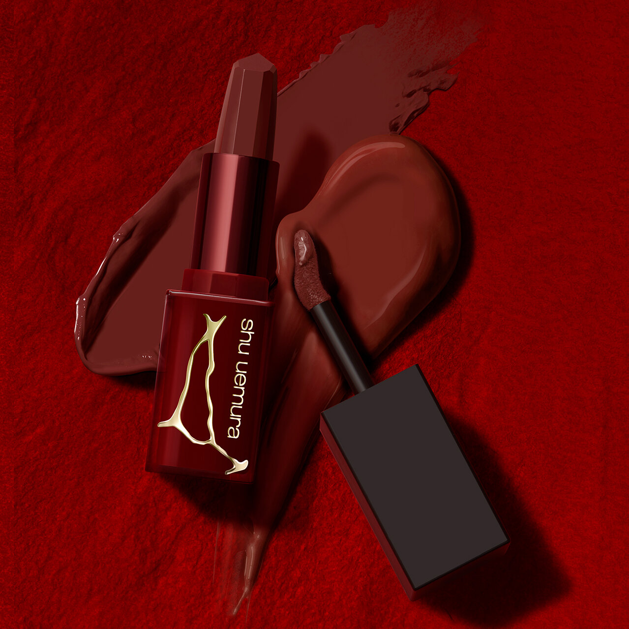 shu uemura（シュウウエムラ）／ルージュ アンリミテッド ラッシュ ラヴァ レッド コレクション