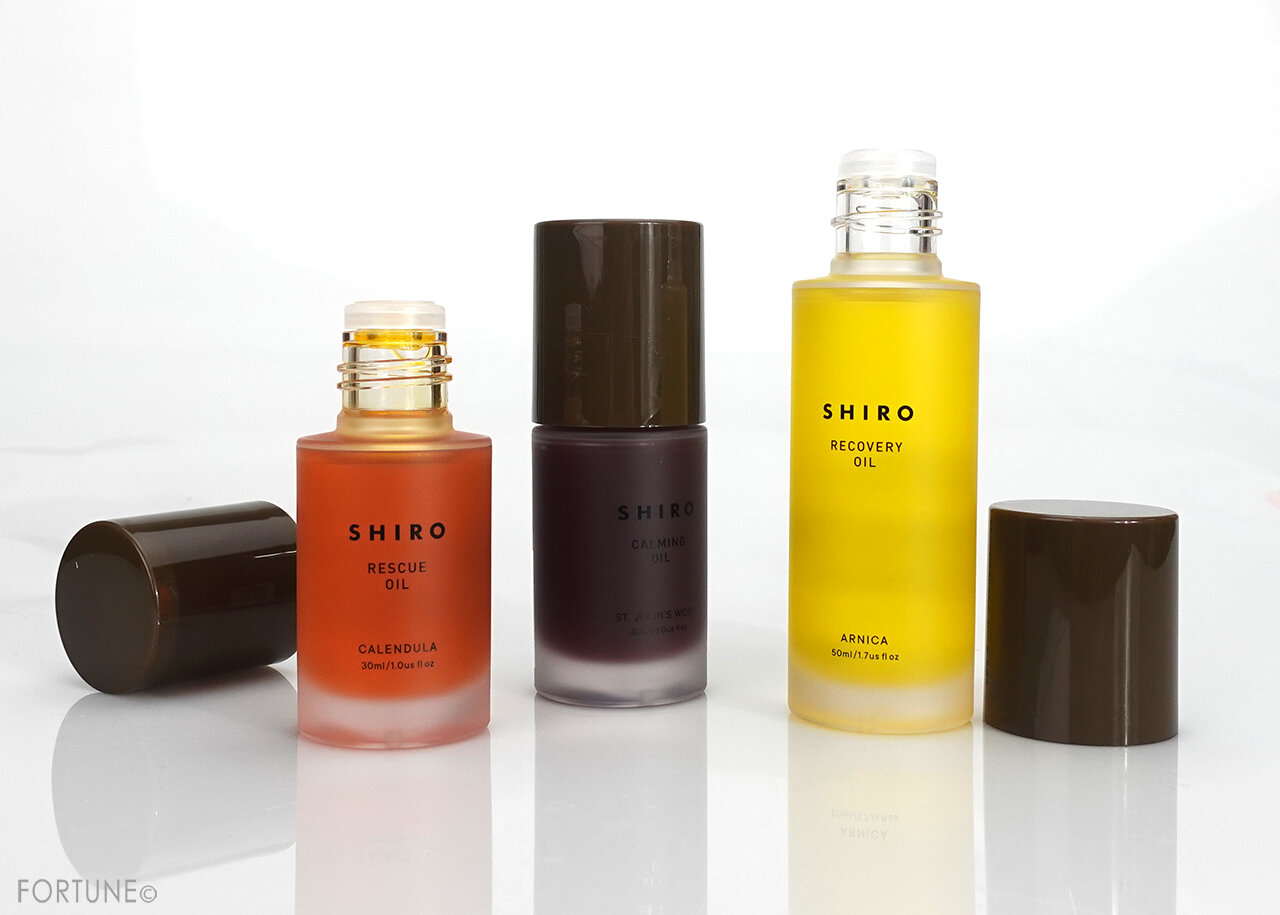 SHIRO（シロ）　新作スキンケア　『オイルコレクション』