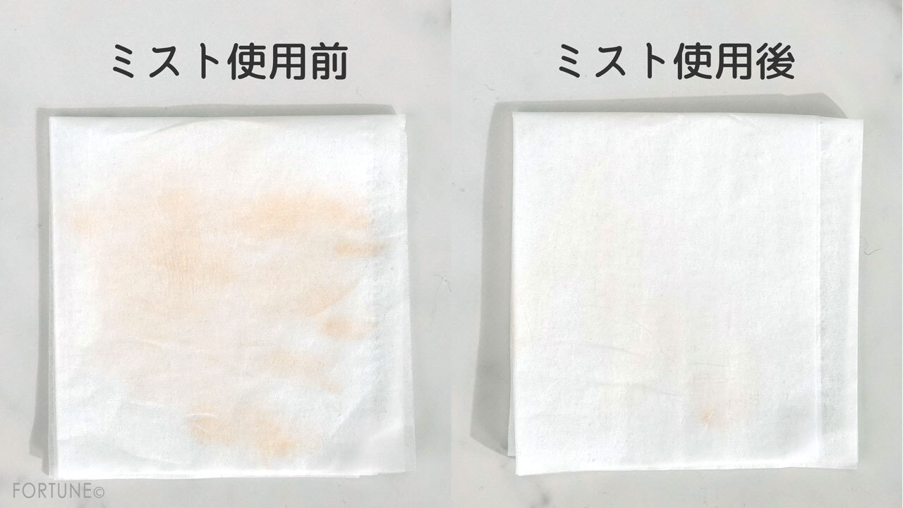 ミスト使用　フィックスメイクアップsp22