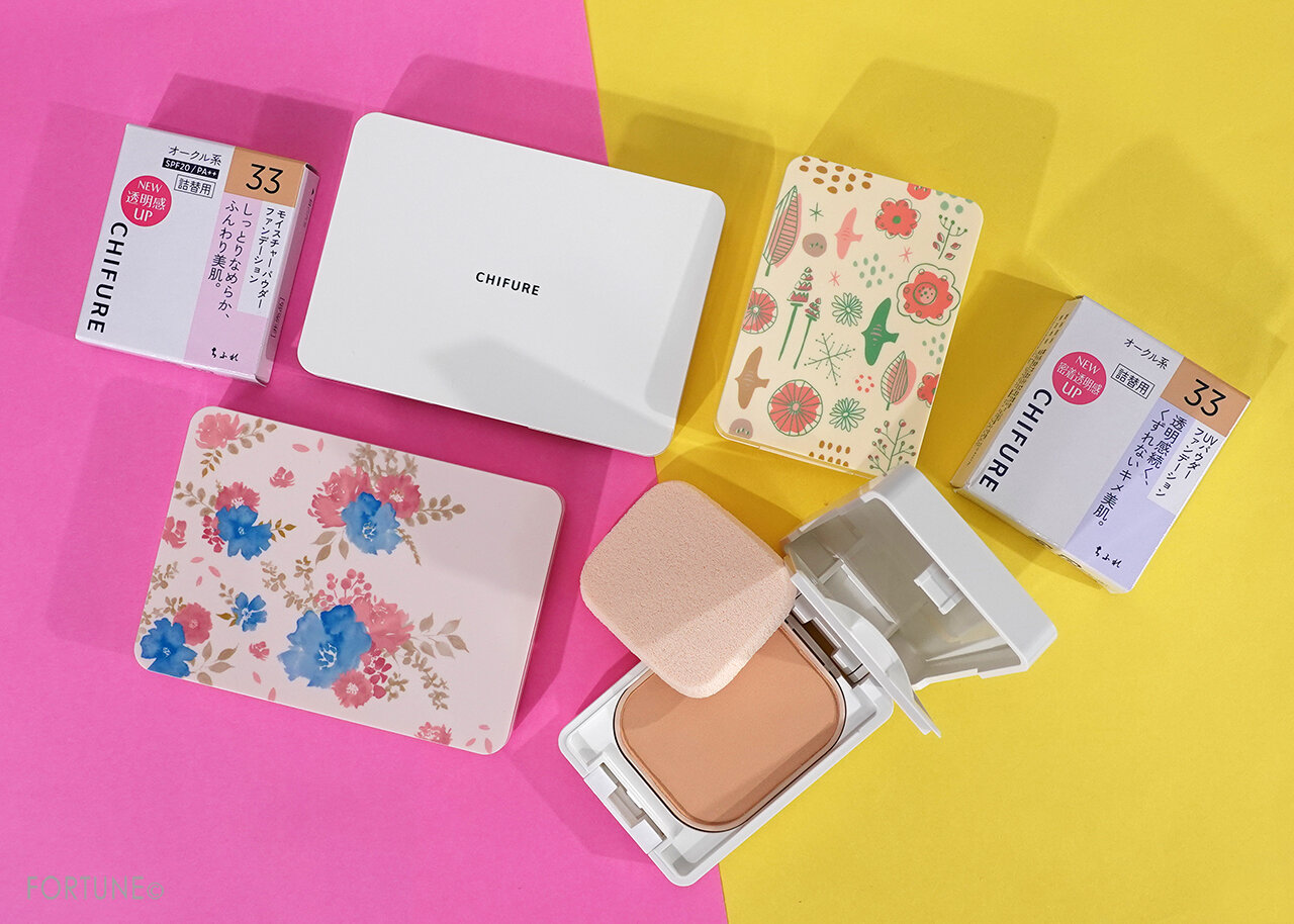ちふれ　UV パウダー ファンデーション　モイスチャー パウダー ファンデーション