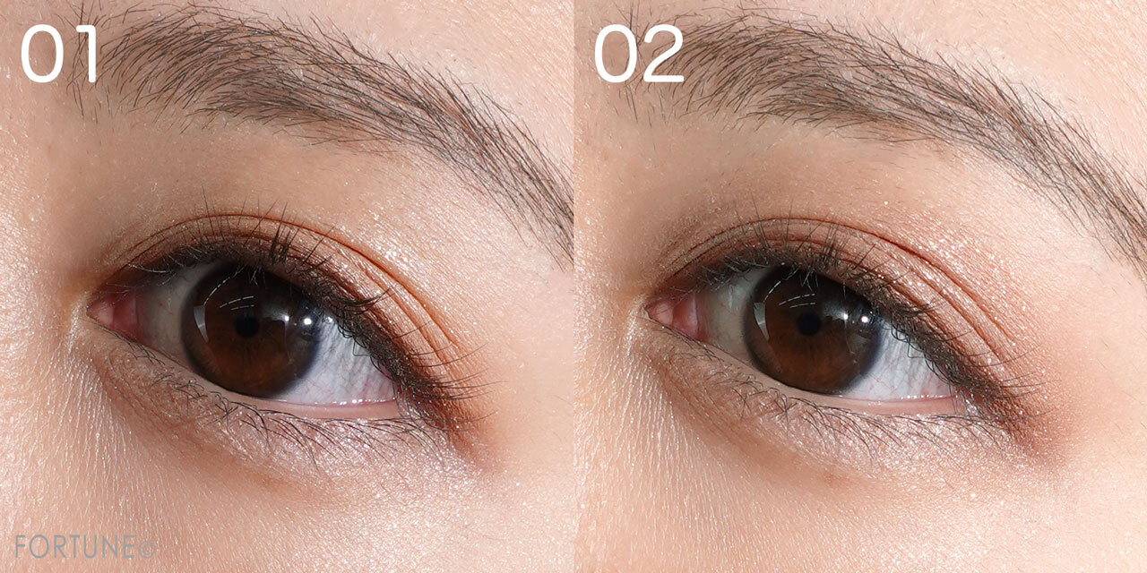 セザンヌ ベージュトーンアイシャドウ　メイク