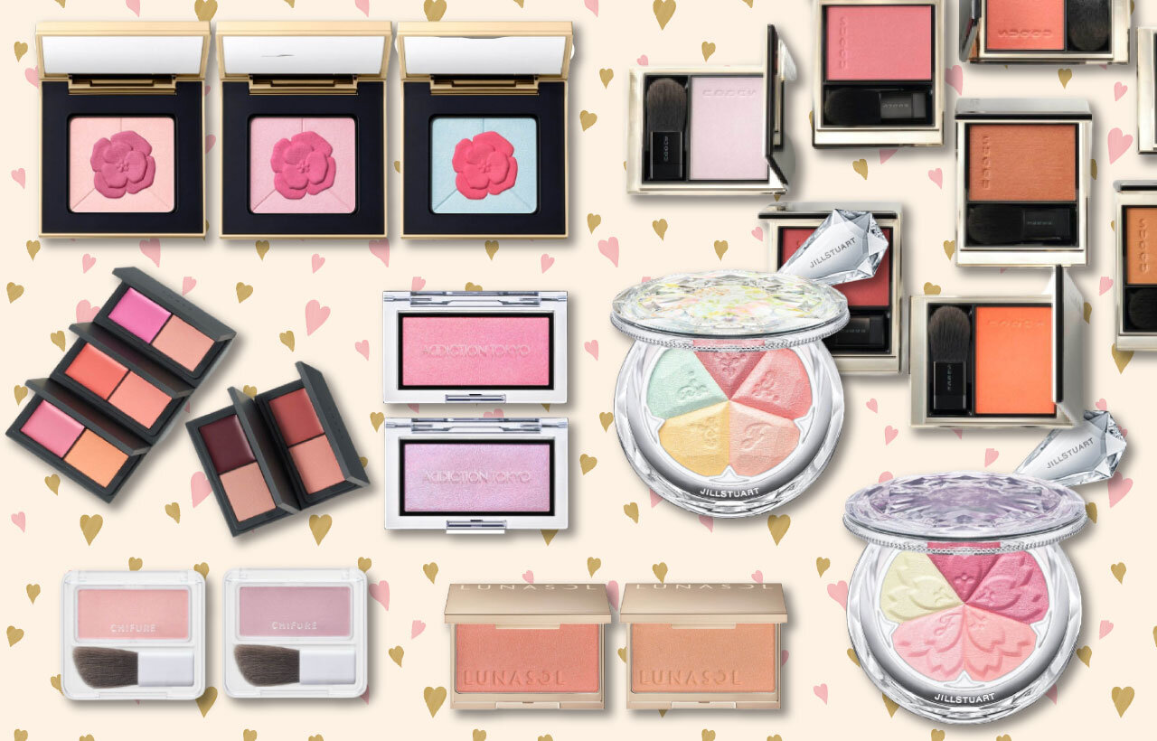 2022年春の新作チーク（ブラッシュ）