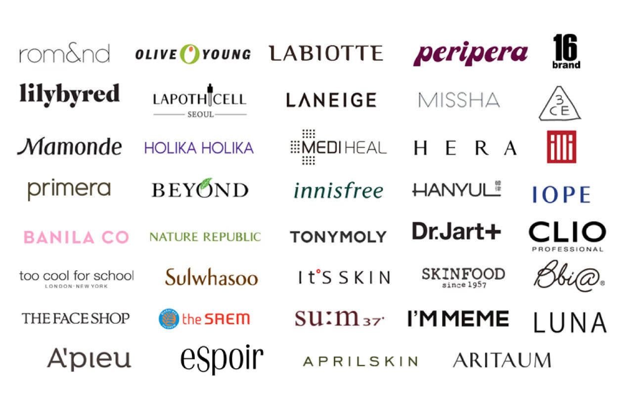 韓国コスメ　ブランド一覧