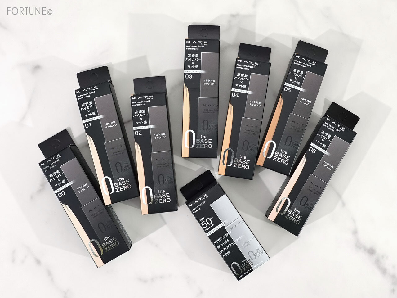 KATE（ケイト）　ファンデーション　リアルカバーリキッド（セミマット）　化粧下地　プロテクションエキスパート（ラスティング）