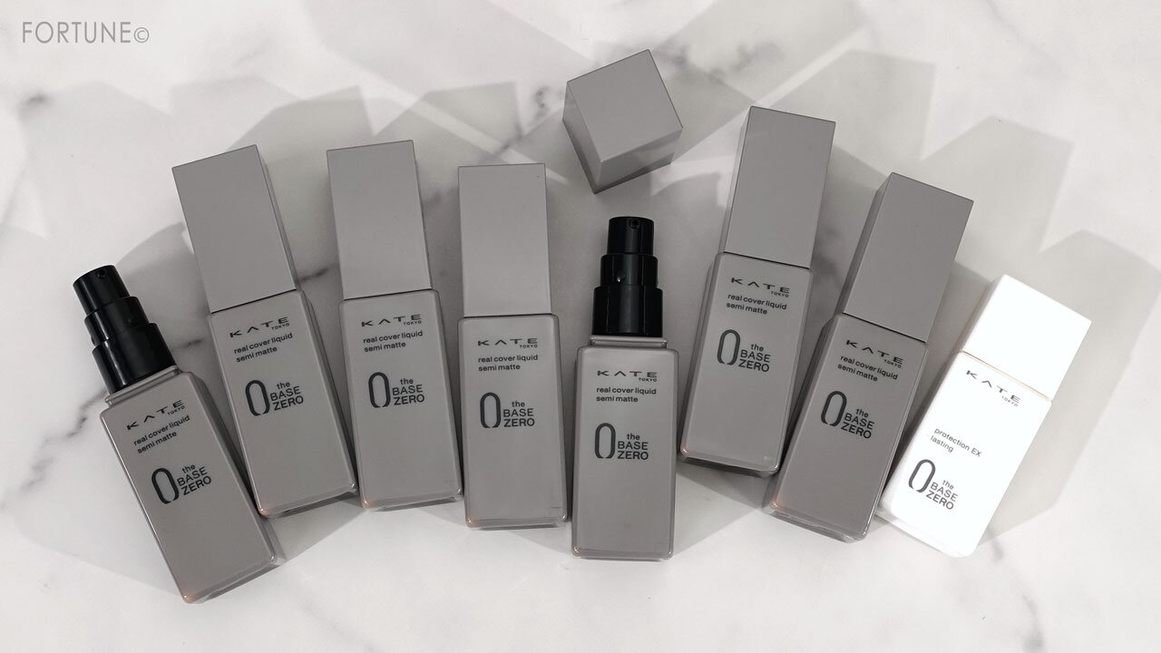 KATE（ケイト）　ファンデーション　リアルカバーリキッド（セミマット）　化粧下地　プロテクションエキスパート（ラスティング）