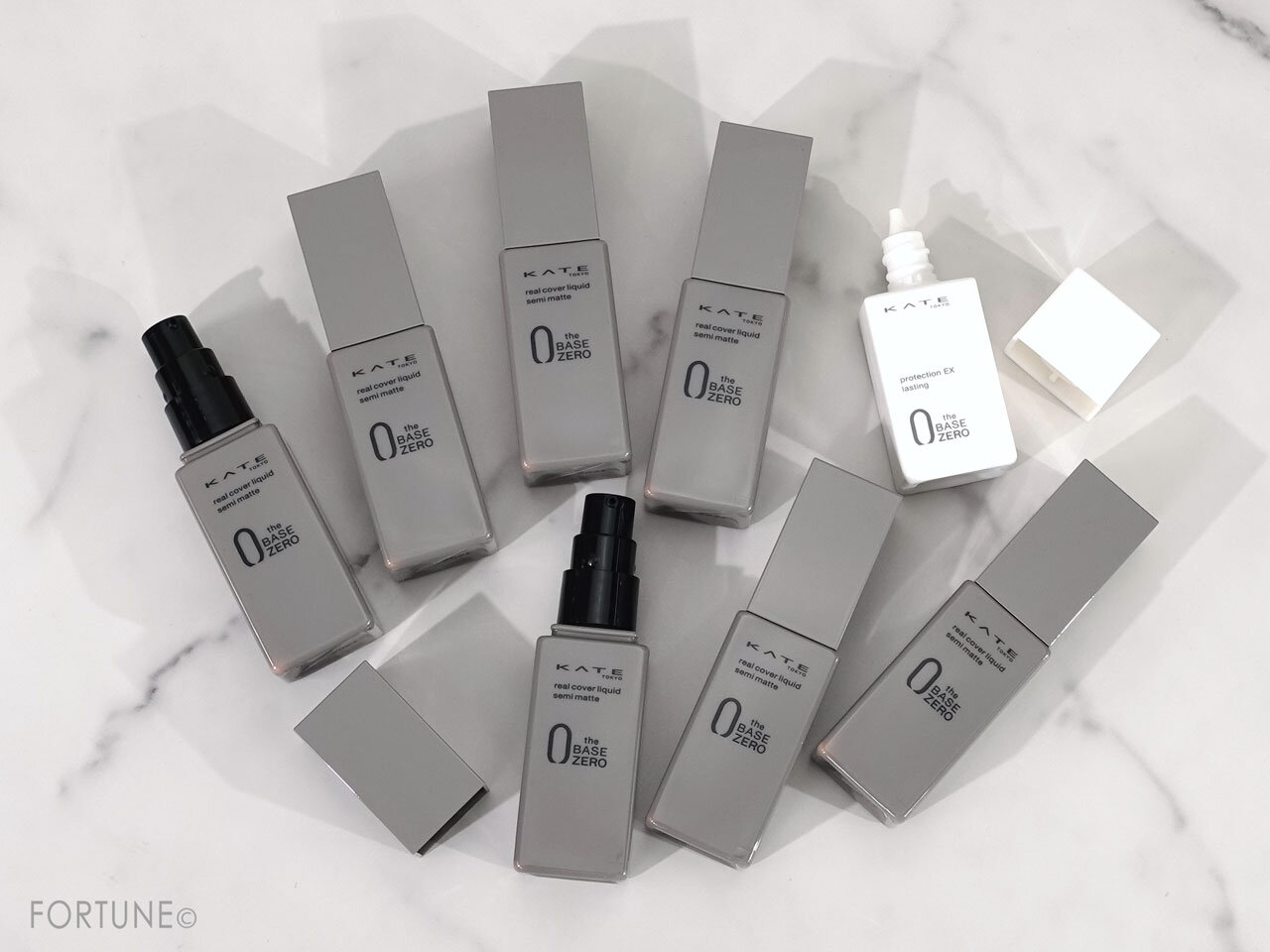 KATE（ケイト）　ファンデーション　リアルカバーリキッド（セミマット）　化粧下地　プロテクションエキスパート（ラスティング）
