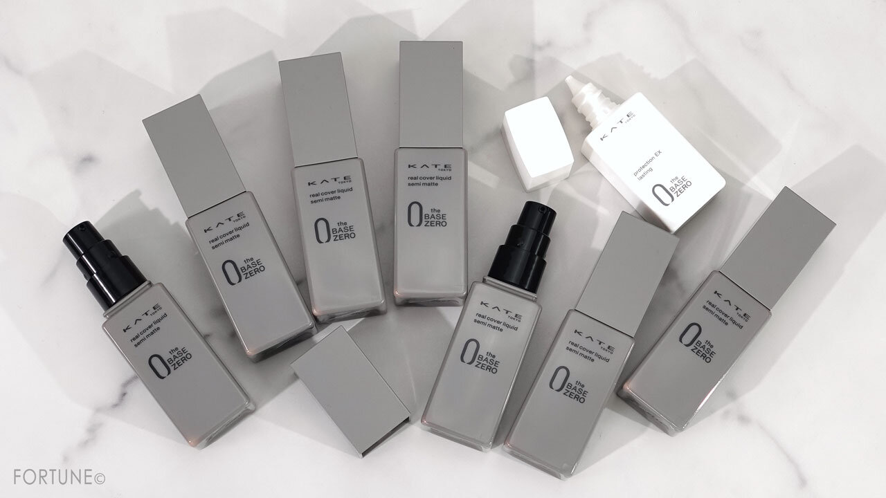 KATE（ケイト）　ファンデーション　リアルカバーリキッド（セミマット）　化粧下地　プロテクションエキスパート（ラスティング）