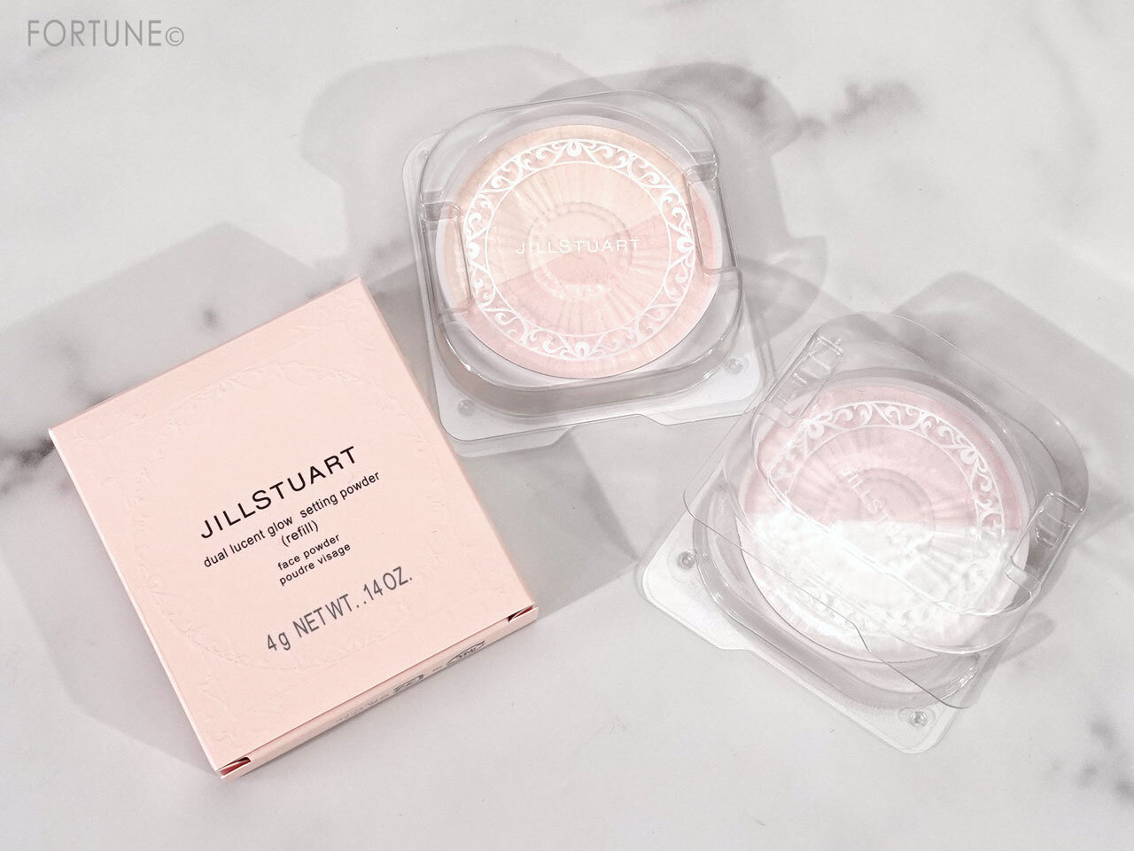 JILLSTUART（ジルスチュアート）　フェイスパウダー　デュアル ルーセントグロウ　セッティングパウダー