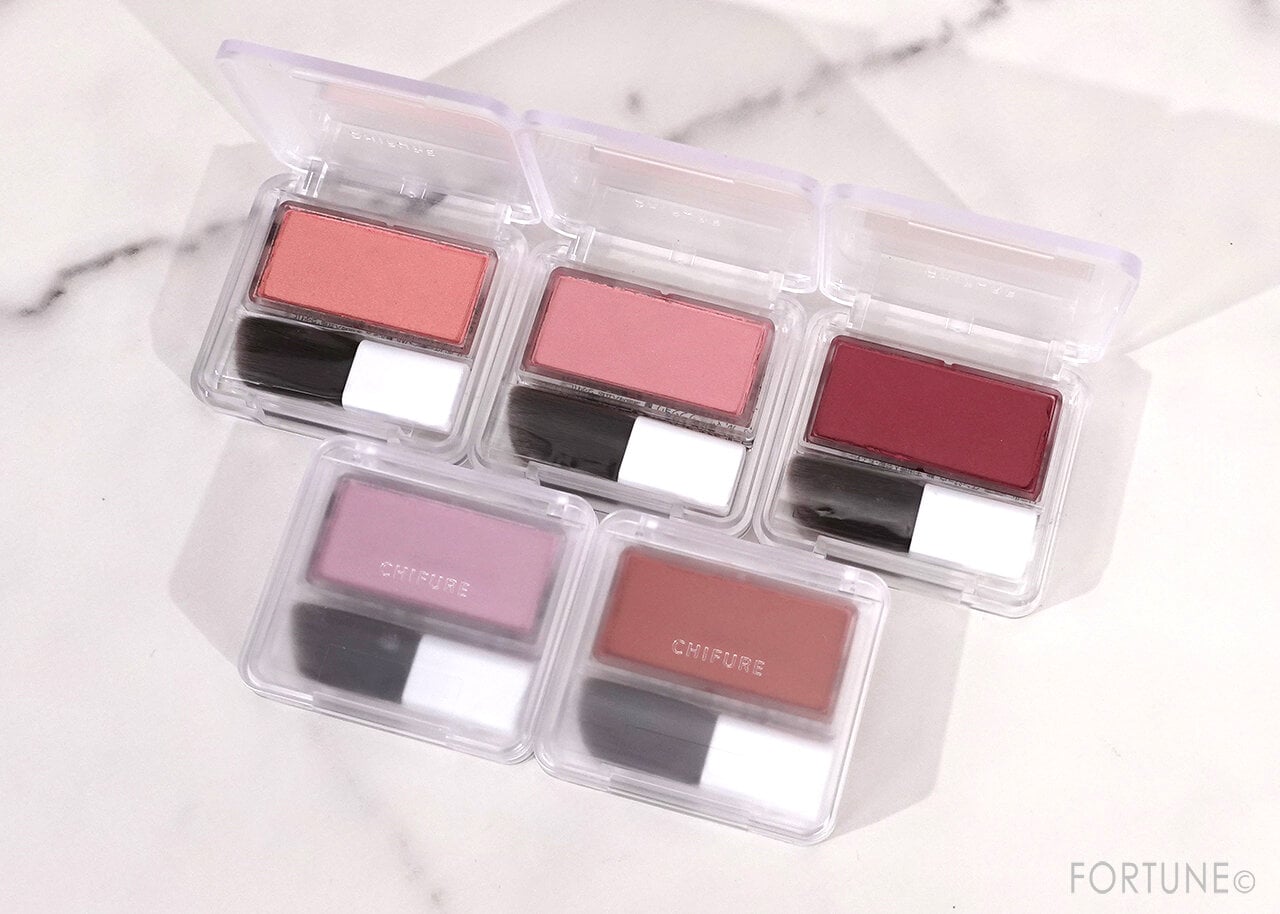 ちふれ パウダー チーク ニュアンス カラー