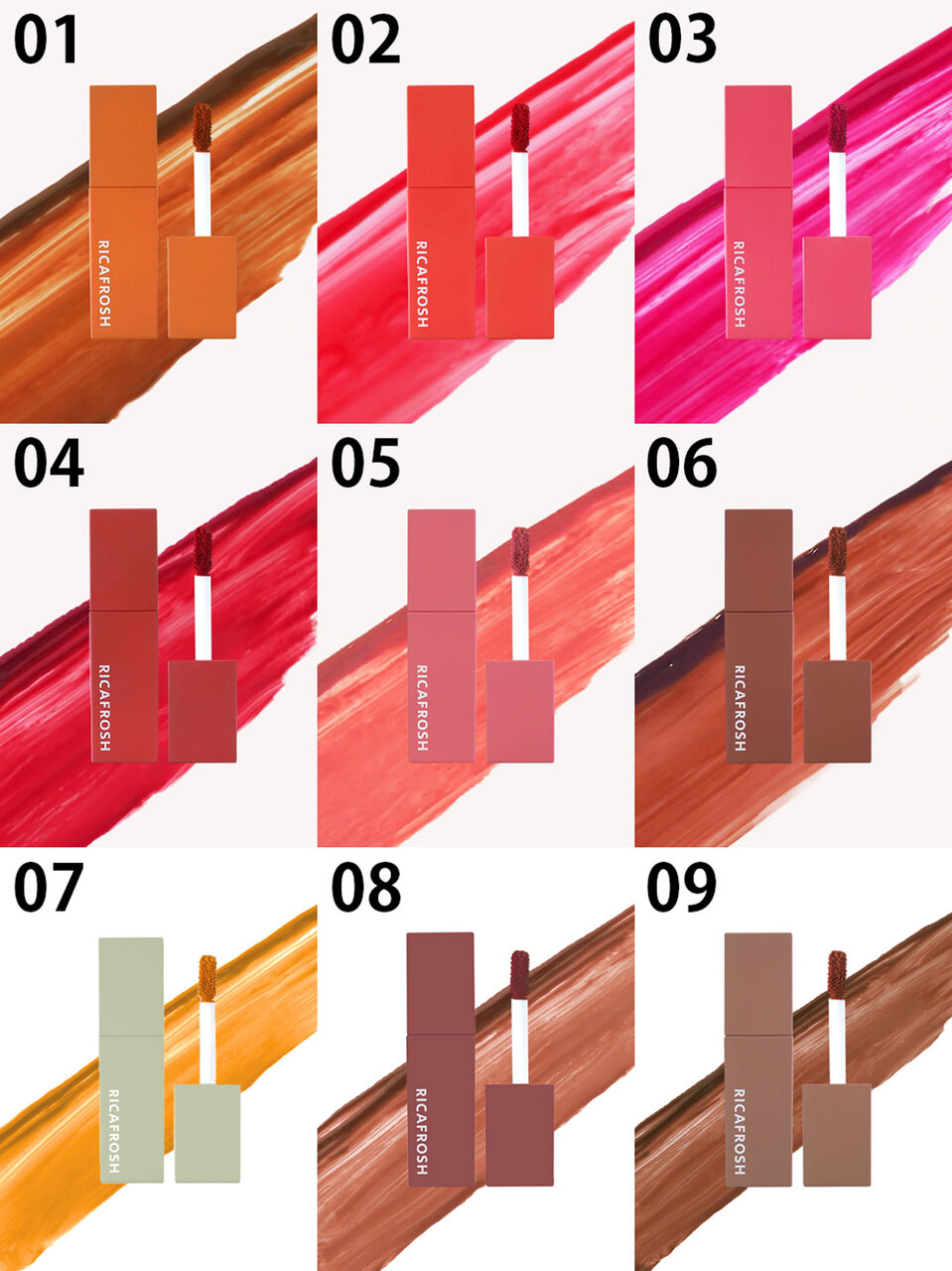 RICAFROSH（リカフロッシュ）　ジューシーリブティント　人気色ランキング