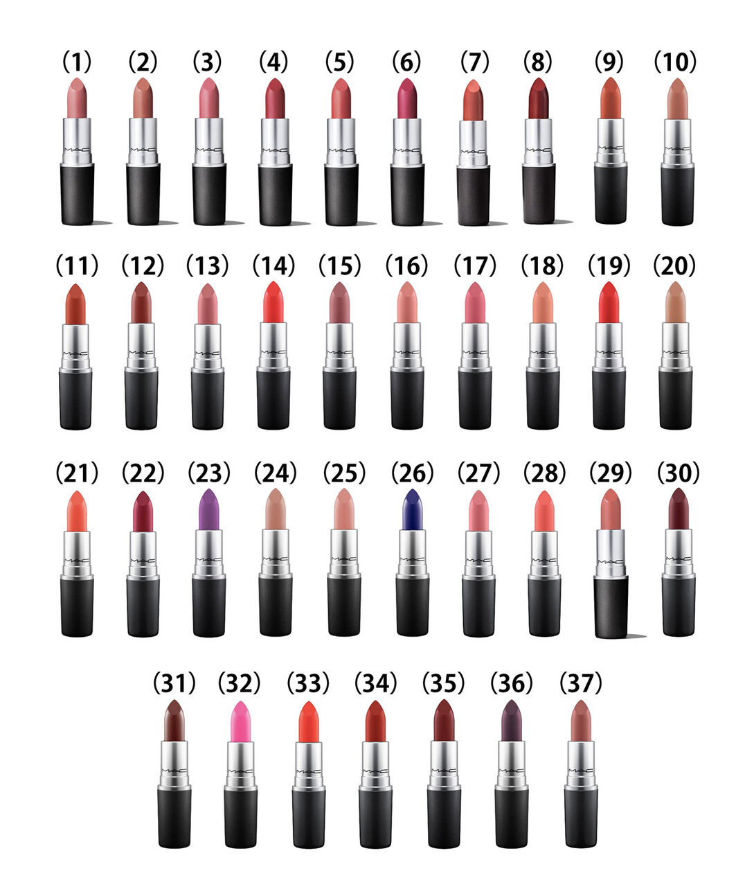 M·A·C（マック）「リップスティック」人気色ランキング