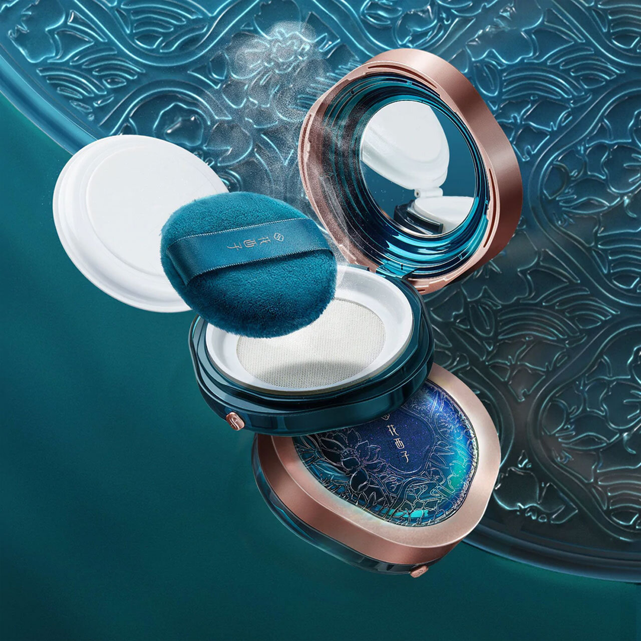 花西子（ファーシーズ/Floras玉女桃花 ルースパウダーis）　