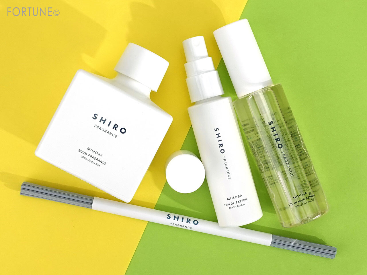 SHIRO（シロ）　ミモザ オードパルファン　ミモザ ルームフレグランス　ミモザ オイルインヘアセラム