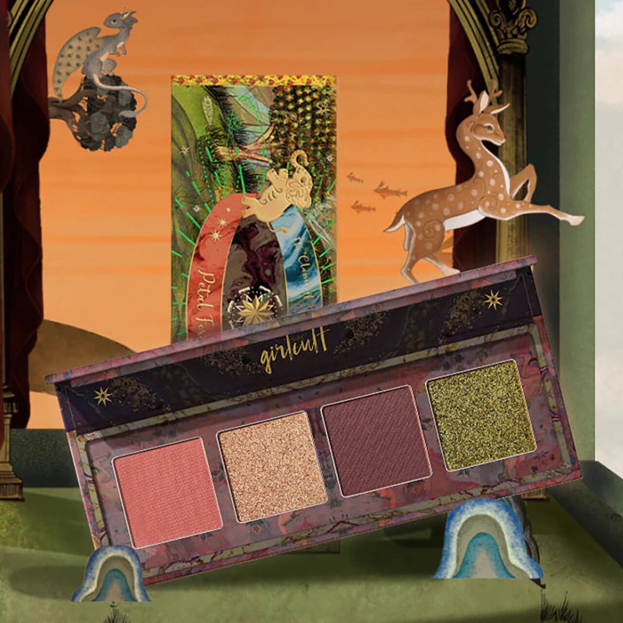 GIRLCULT（ガールカルト） 「山海シリーズ 4色アイシャドウパレット」