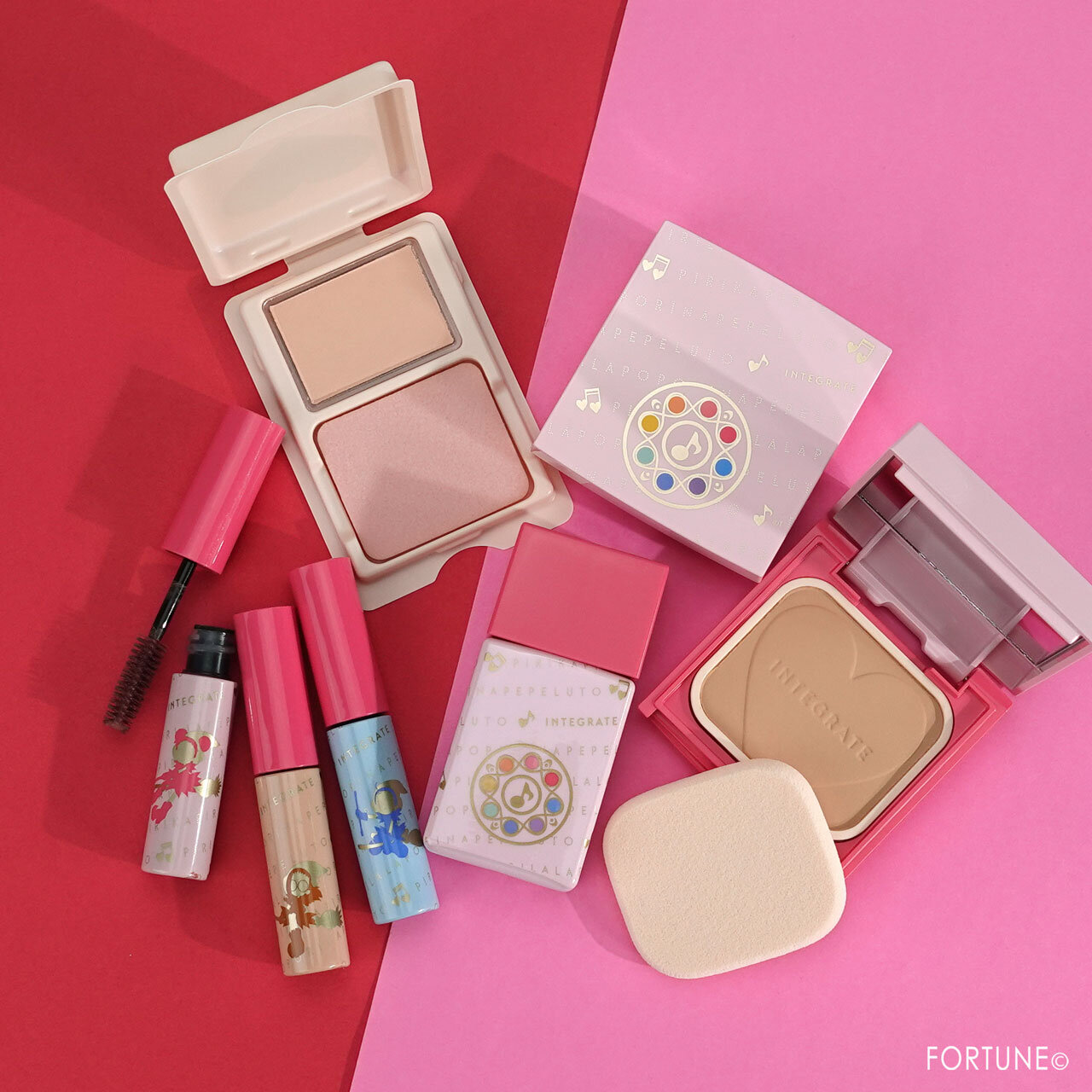 インテグレート　おジャ魔女どれみ　マスカラ　ファンデーション　アイブロウマスカラ