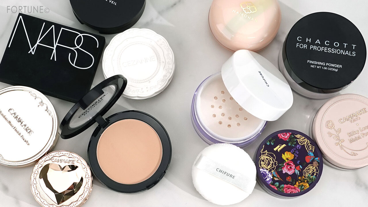 フェイスパウダーとは｜フェイスパウダーの種類・プレスト / ルース